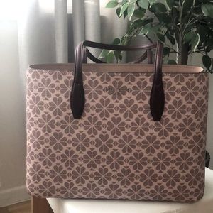 Kate Spade pink multi large tote